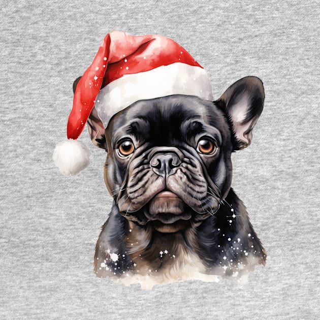 French Bulldog Christmas New Year by Bound Works